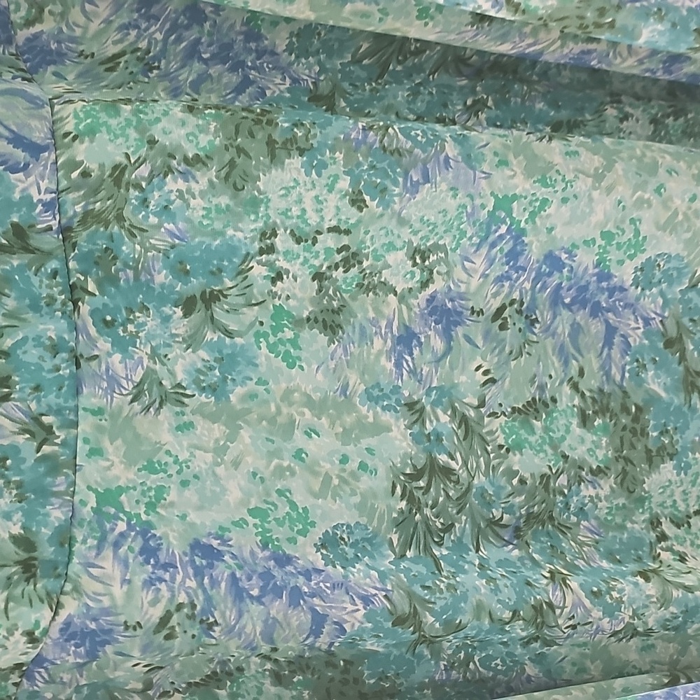 Dress Barn Blue Floral Watercolor Dress Size 22 - Picture 5 of 13